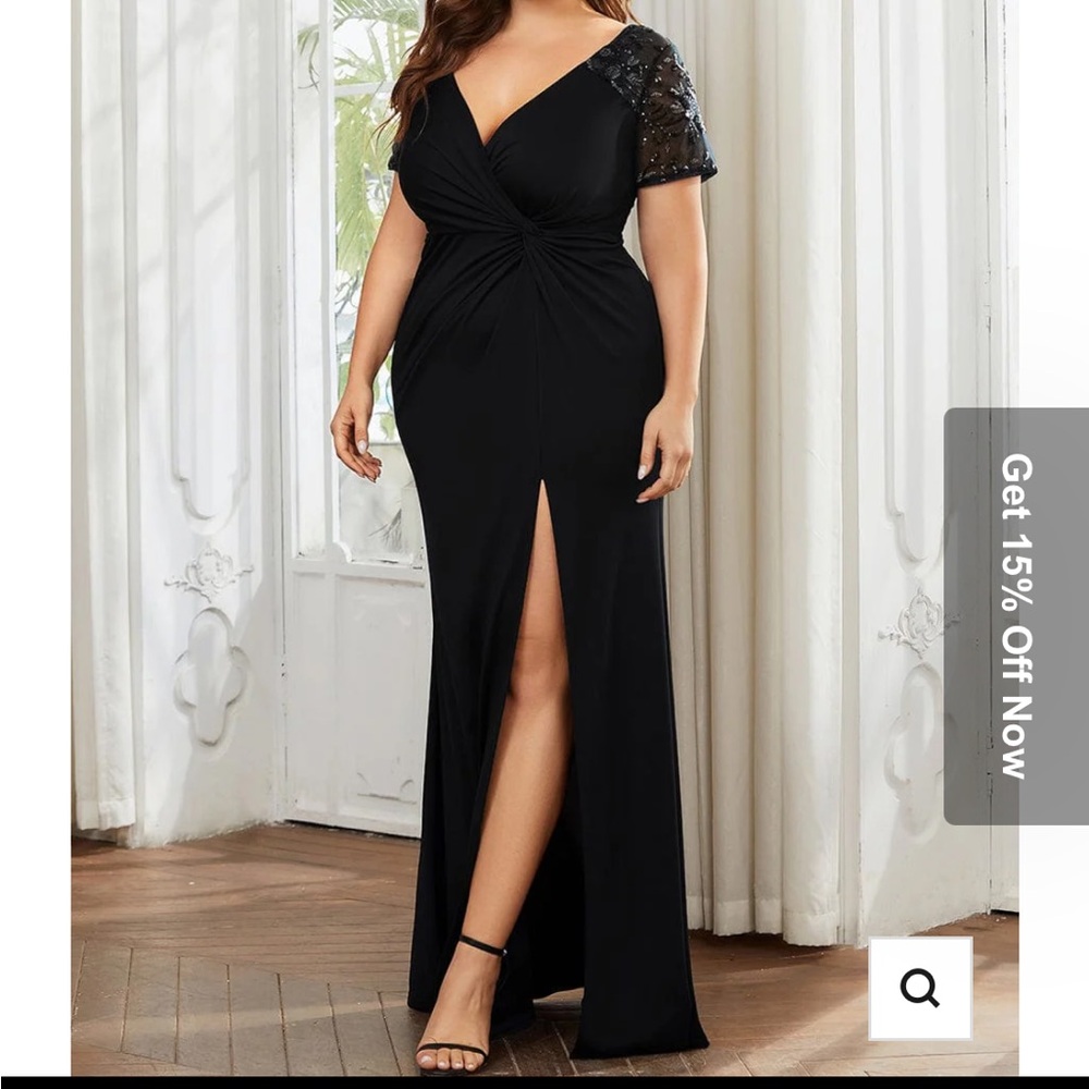 Fun black gown. Size xl Ever Pretty
